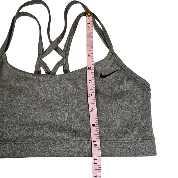 Nike Sports Bra, Heather Grey, Medium - Picture 10 of 11